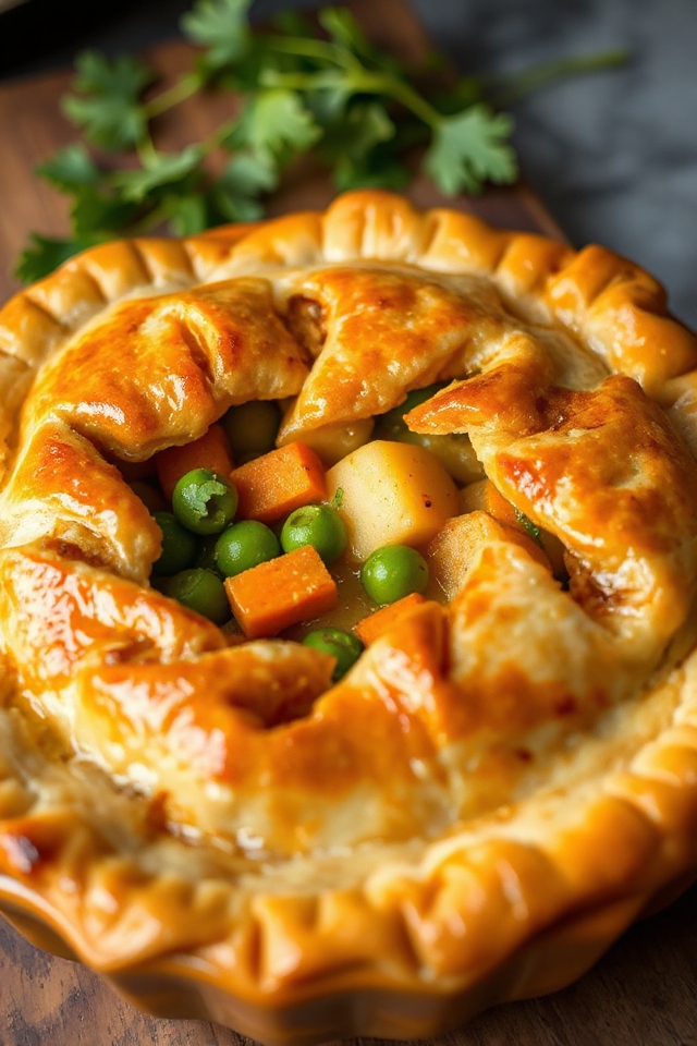vegetarian samosa pie casserole