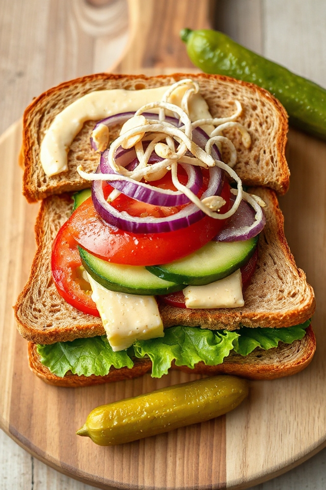 vegetarian sandwich preparation guide