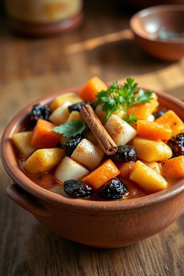 vegetarian slow cooker tagine