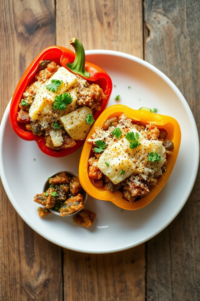 vegetarian stuffed bell peppers