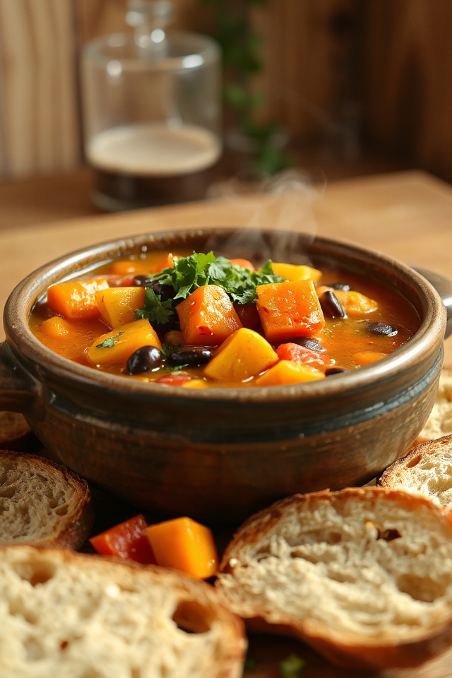 vegetarian sweet potato stew recipe