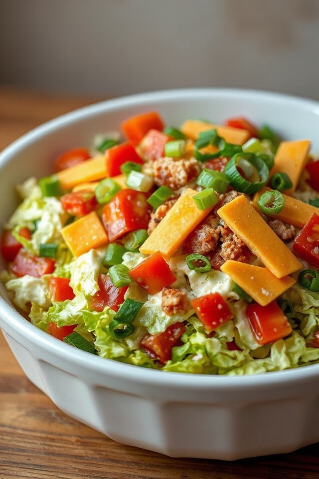 vegetarian taco salad recipe
