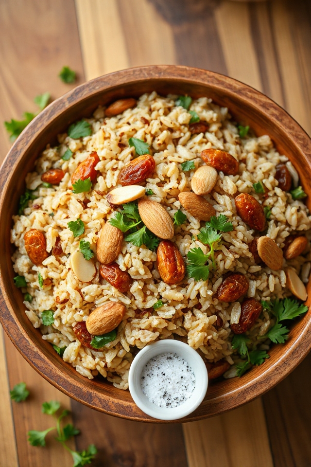vegetarian wild rice pilaf