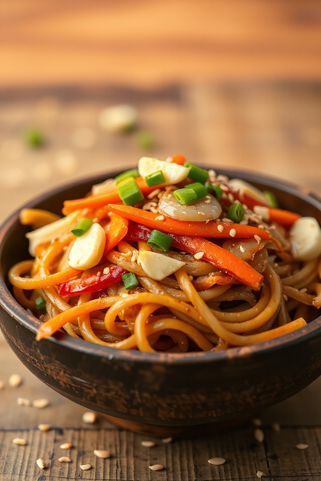 vegetarian yakisoba cooking instructions