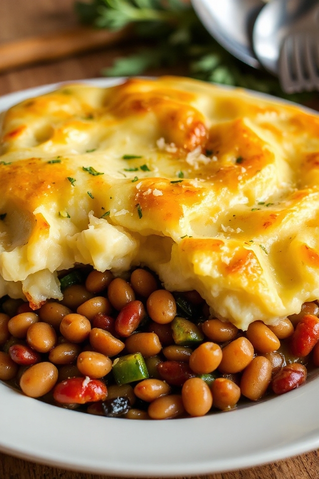 warm hearty vegetarian dish